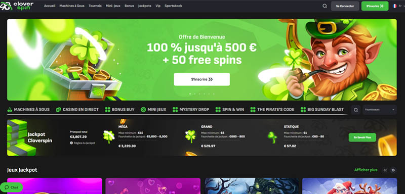 CloverSpin Casino Aper?u