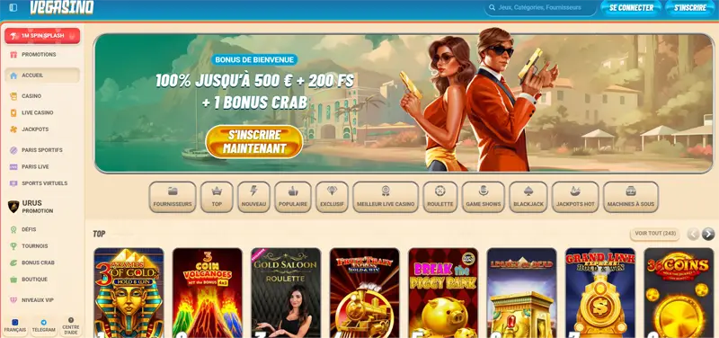 vegasino casino en ligne