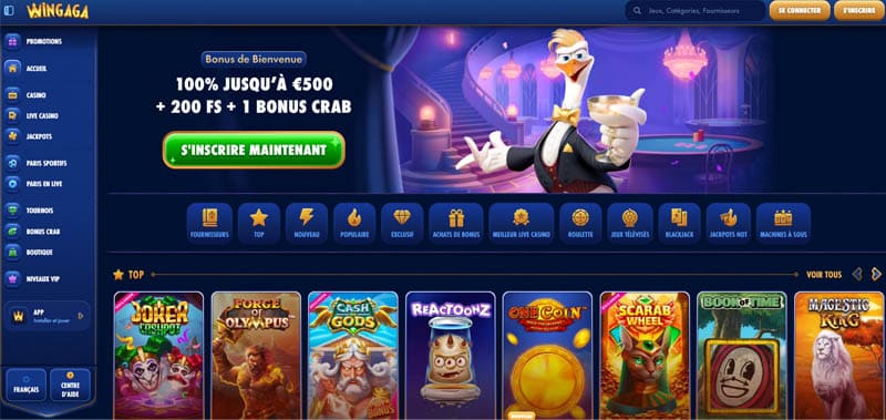 wingaga casino