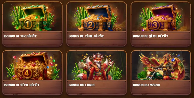 Asino bonus de bienvenue
