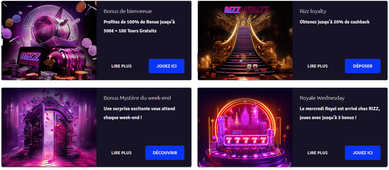 bonus rizz casino