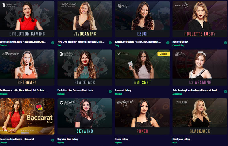 croupiers en direct sur vegaz casino