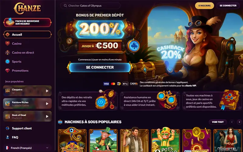 lobby de chanze casino