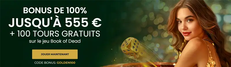 Bonus sur Golden Play