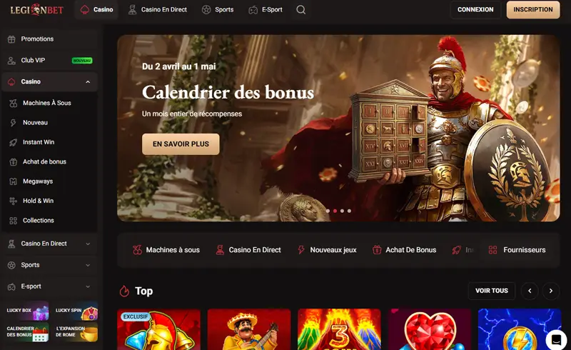 legionbet lobby
