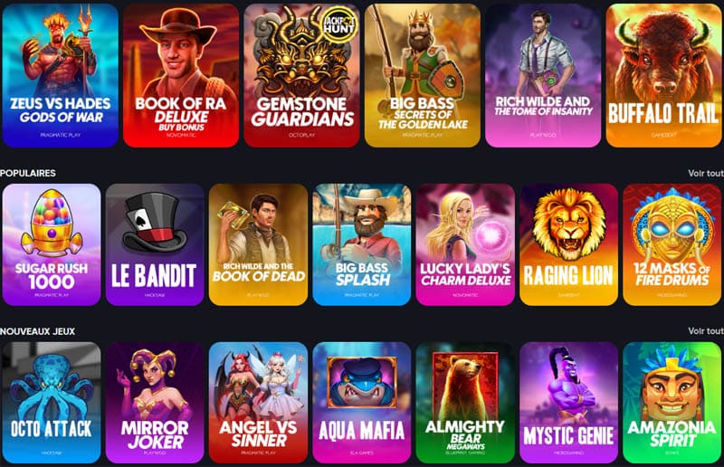 machines a sous INSTANT CASINO