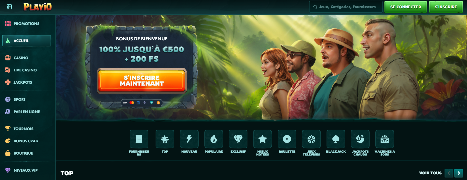 aper?u playio casino