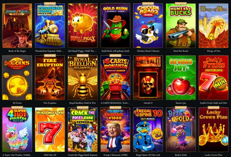 Machines à sous sur Tower Casino